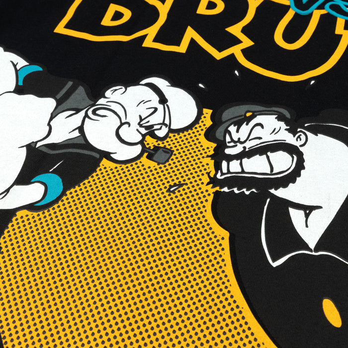 SP x Popeye Battle Of The Century Mens Short Sleeve Shirt (Black/Blue)