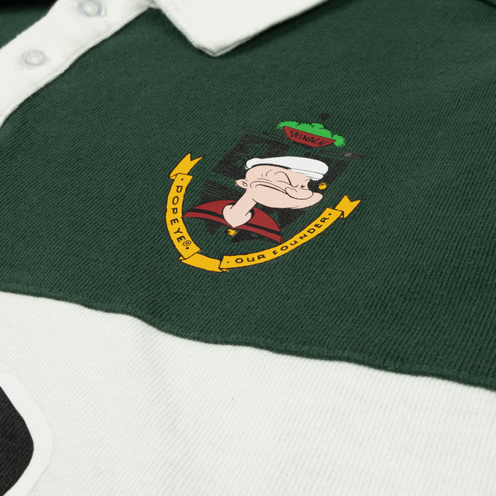 SP x Popeye Bruiserboy Mens Long Sleeve Shirt (Green/White)