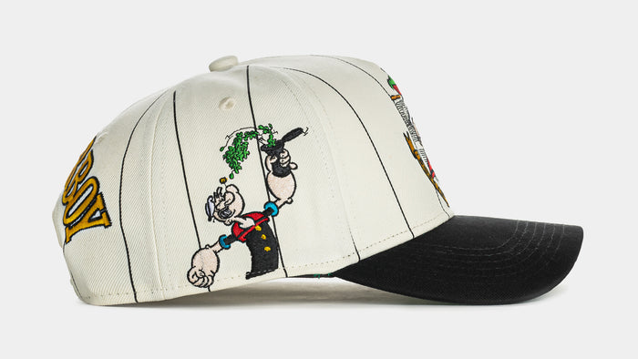 SP x Popeye Bruiserboy Snapback Mens Hat (Cream/Black)