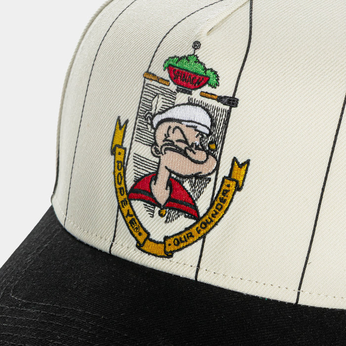 SP x Popeye Bruiserboy Snapback Mens Hat (Cream/Black)