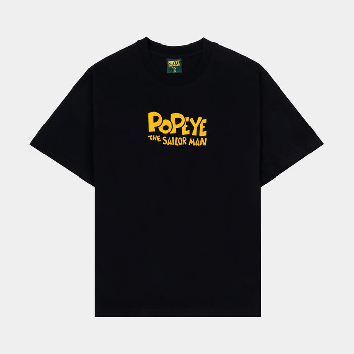 SP x Popeye Brutus Oil Mens Short Sleeve Shirt (Black/Yellow)