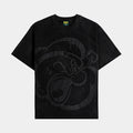 SP x Popeye Faces Washed Mens Short Sleeve Shirt (Gray/Black)