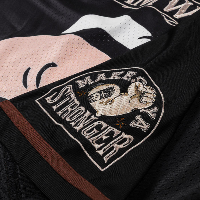 SP x Popeye Mesh Mens Jersey (Black/Bown)