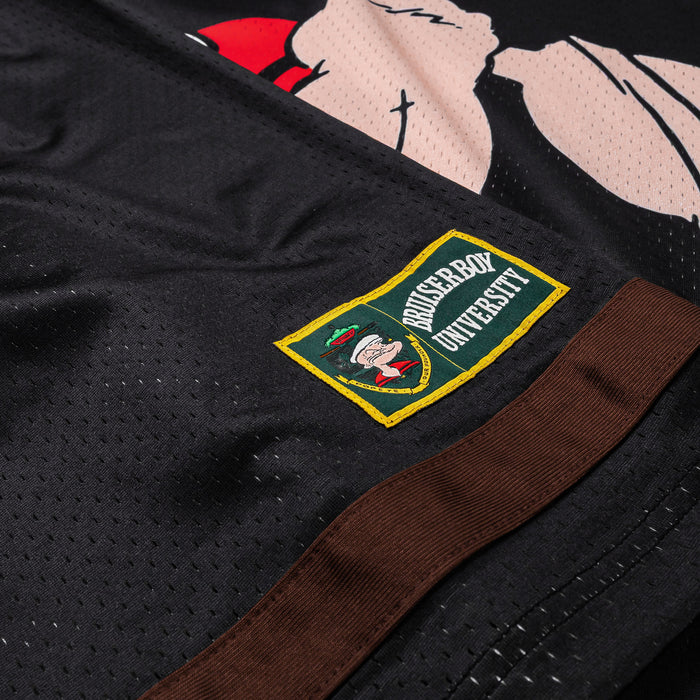 SP x Popeye Mesh Mens Jersey (Black/Bown)