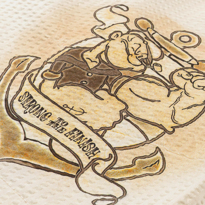 SP x Popeye Seersucker Mens Shorts (Cream/Black)