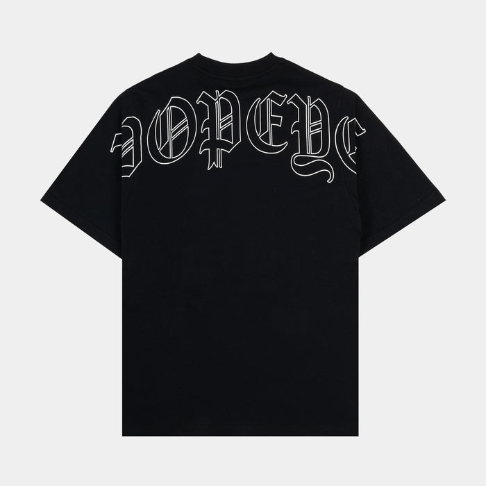 SP x Popeye Tattoo Mens Short Sleeve Shirt (Black/White)