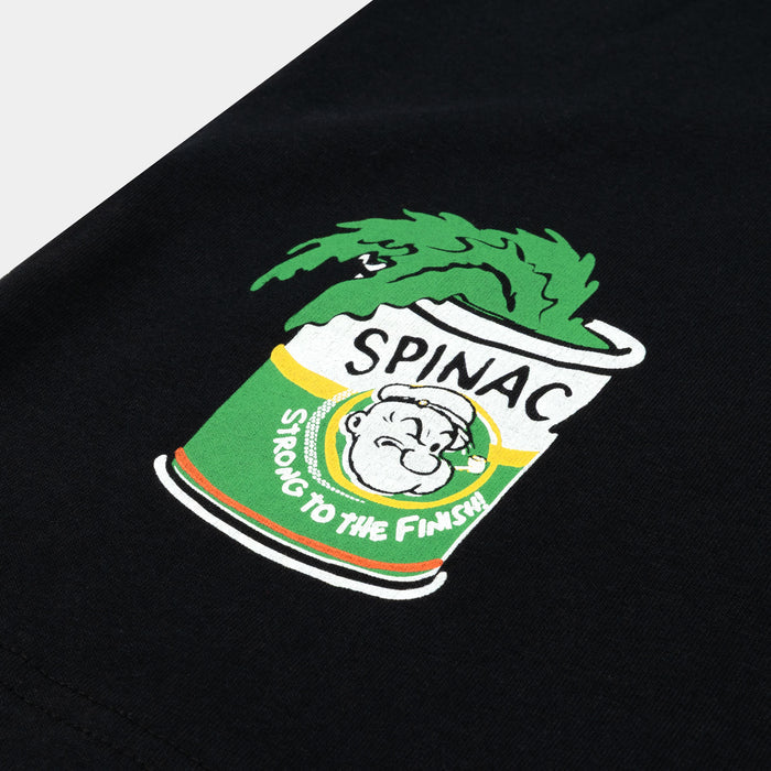 SP x Popeye The Sailor Man Mens Short Sleeve Shirt (Black/White)