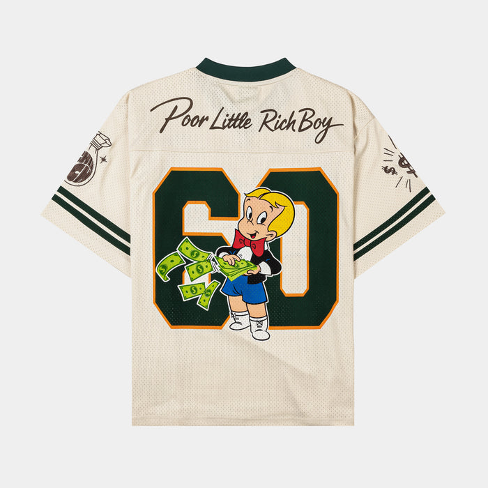 SP x Richie Rich Cash Mesh Mens Jersey (Cream/Green)