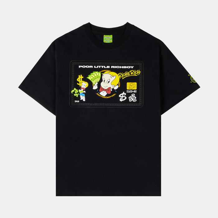 SP x Richie Rich Credit Card Mens Short Sleeve Shirt (Black/Green)