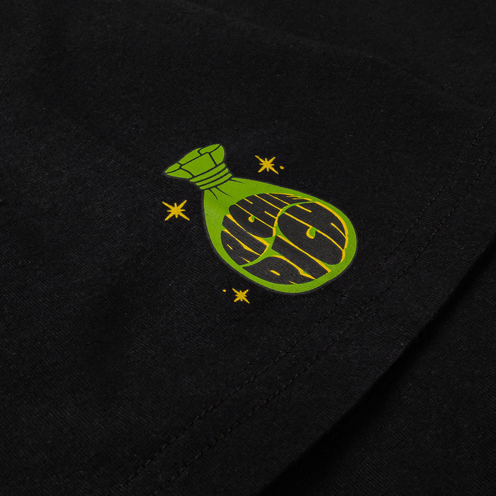 SP x Richie Rich Credit Card Mens Short Sleeve Shirt (Black/Green)