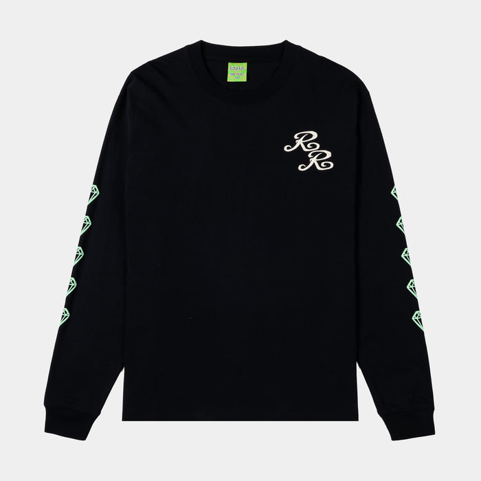SP x Richie Rich Making Bank Mens Long Sleeve Shirt (Black/Green)