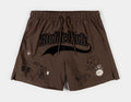 SP x Richie Rich Raking Cash Hybrid Mens Shorts (Brown/Black)