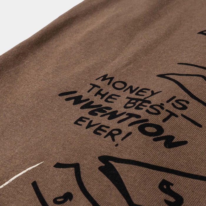 SP x Richie Rich Raking Cash Mens Short Sleeve Shirt (Brown/Black)