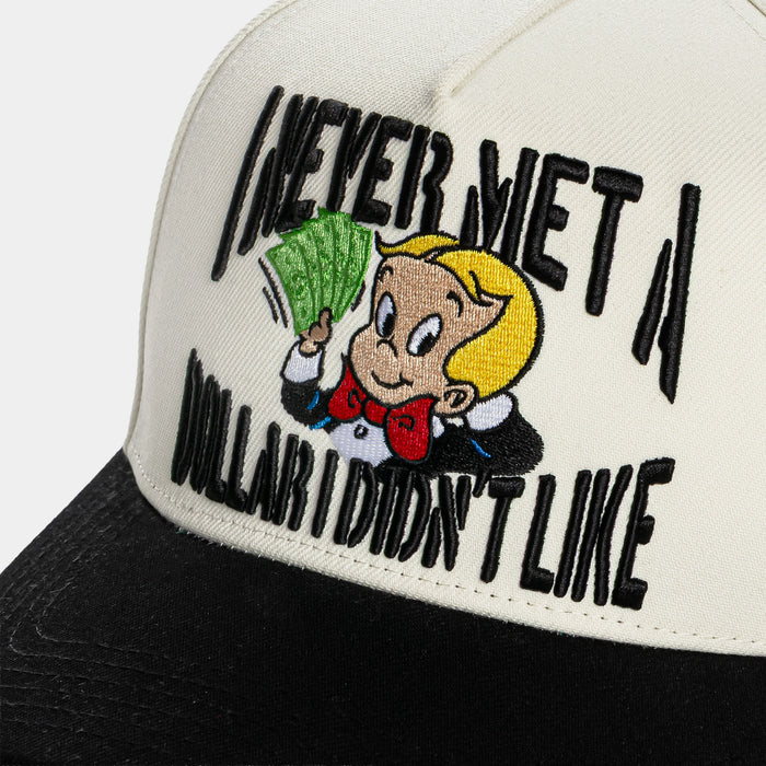 SP x Richie Rich Snapback Mens Hat (Cream/Black)