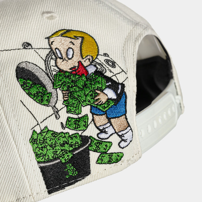 SP x Richie Rich Snapback Mens Hat (Cream/Black)