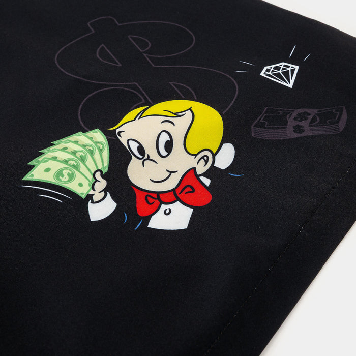 SP x Richie Rich Wonderful Wallet Hybrid Mens Shorts (Black/White)