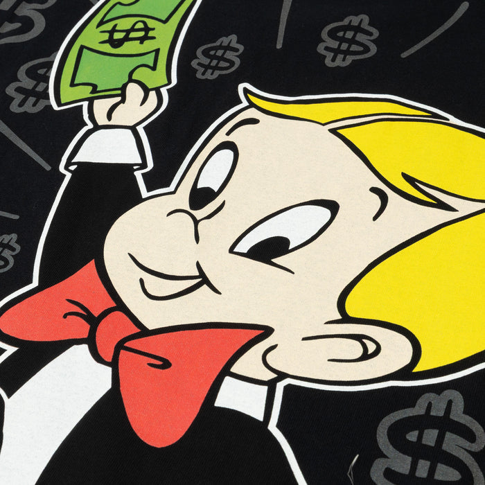 SP x Richie Rich Wonderful Wallet Mens Short Sleeve Shirt (Black/White)