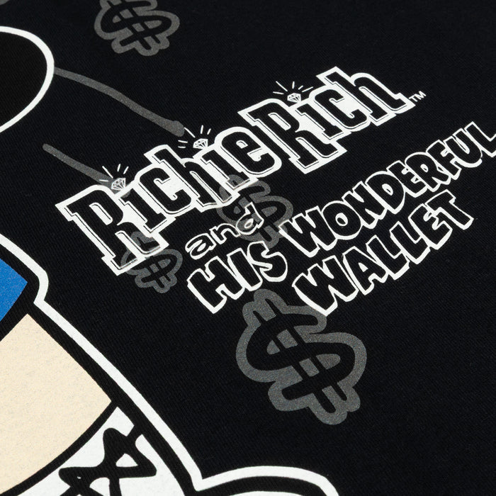 SP x Richie Rich Wonderful Wallet Mens Short Sleeve Shirt (Black/White)