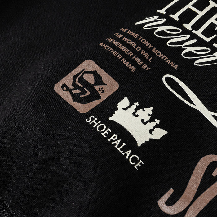 SP x Scarface Chico Zip Up Mens Hoodie (Black/Taupe)
