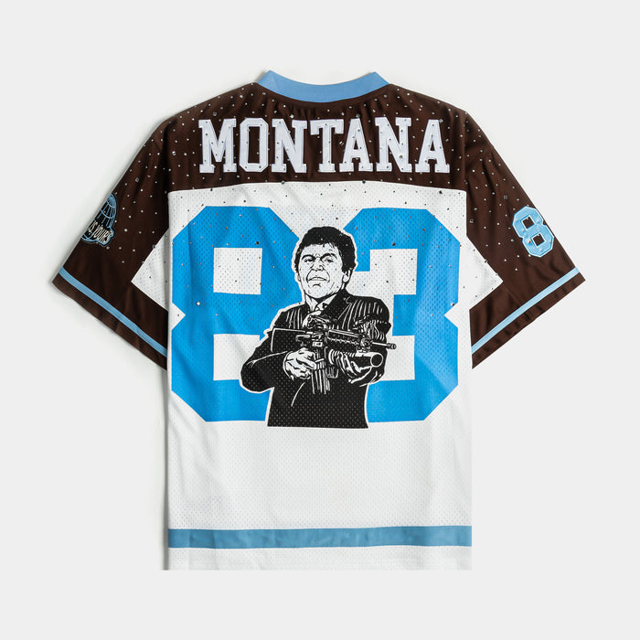 SP x Scarface Mesh Mens Jersey (White/Blue)