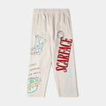 SP x Scarface Post Card Fleece Mens Sweatpants (Beige/Taupe)