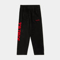 SP x Scarface Rhinestone Mens Sweatpants (Black/Red)