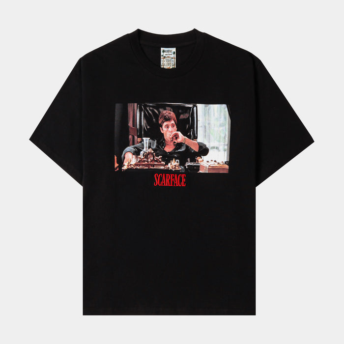 SP x Scarface Tony Montana Mens Short Sleeve Shirt (Black/Red)