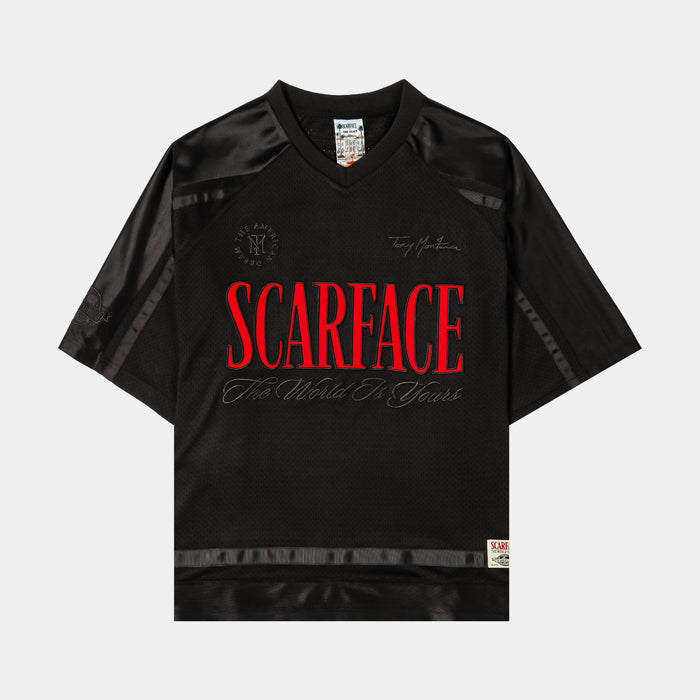 SP x Scarface TWIY Mesh Mens Jersey (Black/Red)