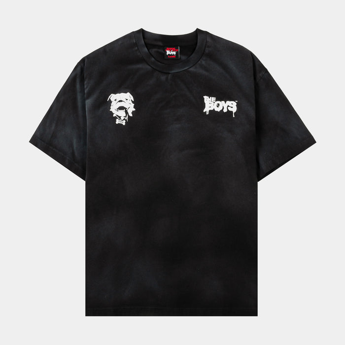 SP x The Boys Collage Washed Mens Short Sleeve Shirt (Grey/White)