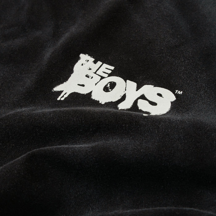 SP x The Boys Collage Washed Mens Short Sleeve Shirt (Grey/White)