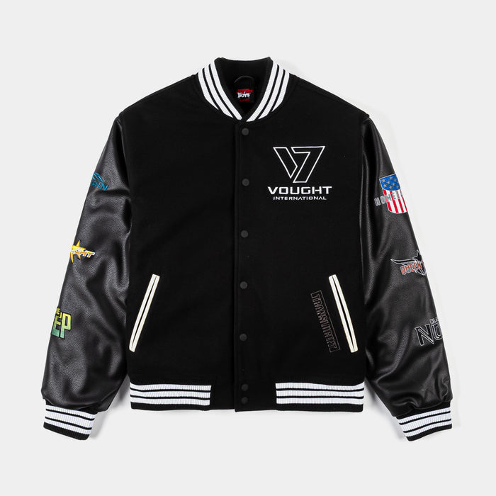 SP x The Boys Vought Varsity Mens Jacket (Black/White)