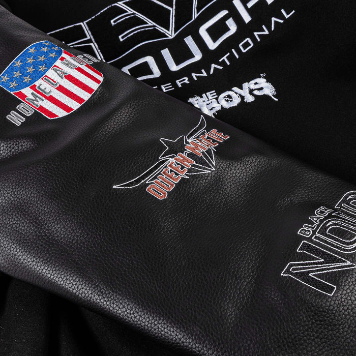 SP x The Boys Vought Varsity Mens Jacket (Black/White)