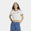 Spain 26 Away Cropped Womens Jersey (Off White)