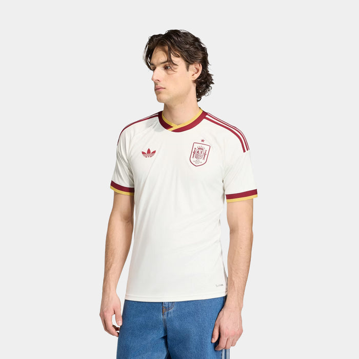 Spain 26 Away Replica Mens Jersey (Off White)