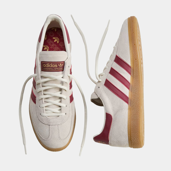 Spain Handball Spezial Mens Lifestyle Shoes (Off White/Noble Maroon)