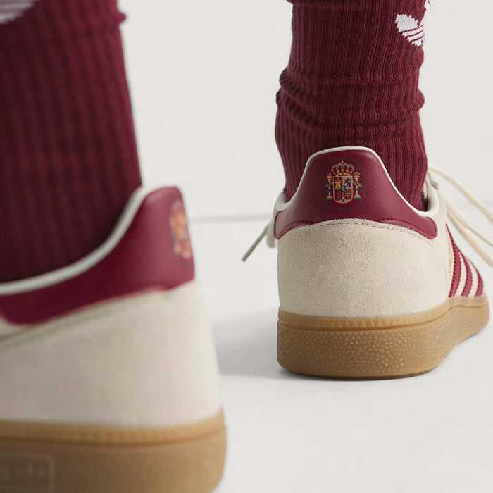 Spain Handball Spezial Mens Lifestyle Shoes (Off White/Noble Maroon)