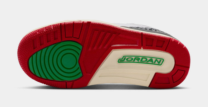 Spizike Low Do The Right Thing Preschool Basketball Shoes (White/Varsity Red/Coconut Milk/Black)