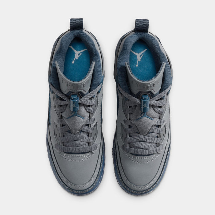 Spizike Low Flint Grade School Basketball Shoes (Flint/University Blue/White/Navy)
