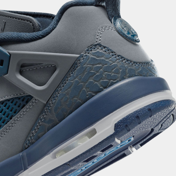 Spizike Low Flint Grade School Basketball Shoes (Flint/University Blue/White/Navy)