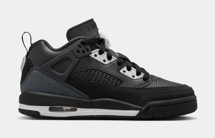 Spizike Low Grade School Basketball Shoes (Black/White/White/Anthracite)