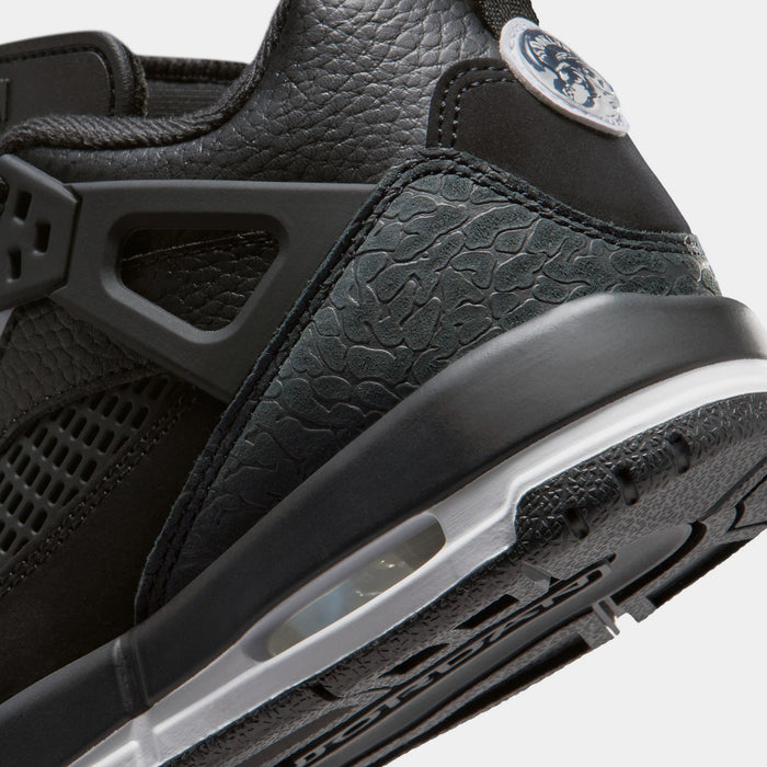 Spizike Low Grade School Basketball Shoes (Black/White/White/Anthracite)