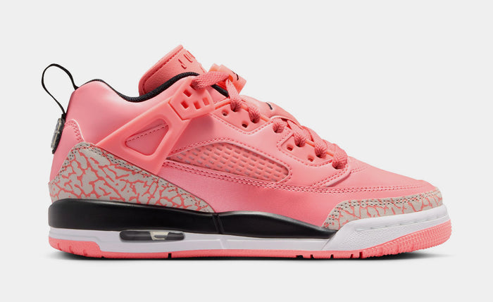 Spizike Low Grade School Basketball Shoes (Pink Gaze/Pink Gaze/White/Black)