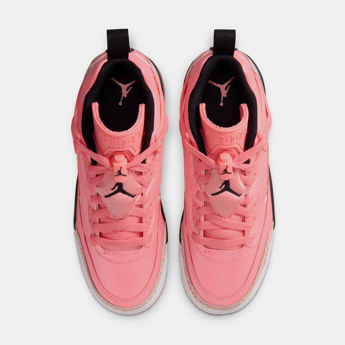 Spizike Low Grade School Basketball Shoes (Pink Gaze/Pink Gaze/White/Black)