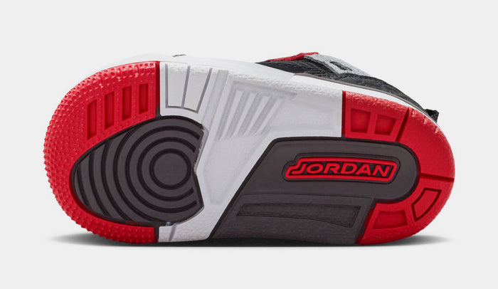 Spizike Low Infant Toddler Basketball Shoes (Black/Gym Red/Wolf Grey/White)