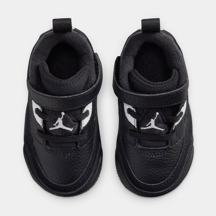 Spizike Low Infant Toddler Basketball Shoes (Black/White/White/Anthracite)