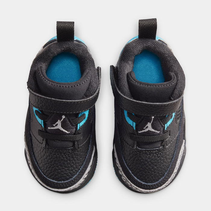 Spizike Low Infant Toddler Basketball Shoes (Black/Wolf Grey/Gamma Blue)
