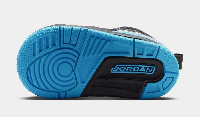 Spizike Low Infant Toddler Basketball Shoes (Black/Wolf Grey/Gamma Blue)