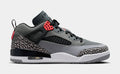Spizike Low Infrared Mens Basketball Shoes (Dark Grey/Infrared/Black)