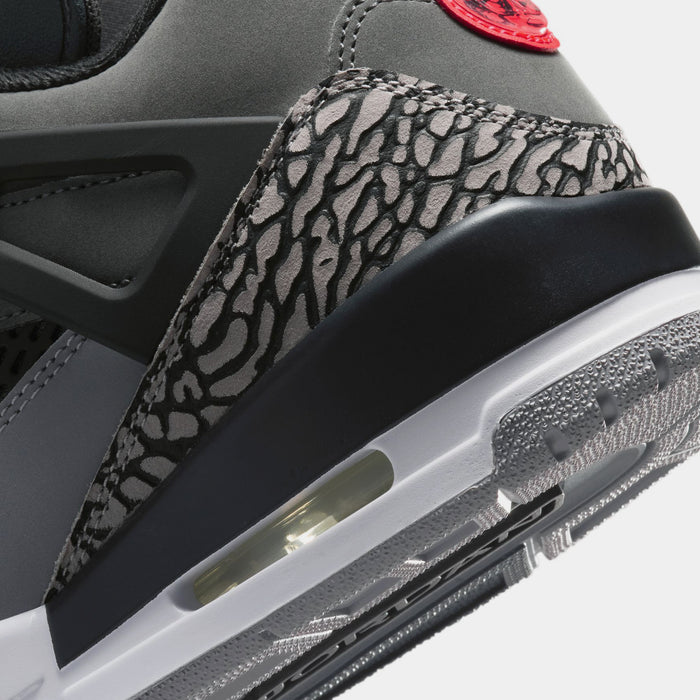 Spizike Low Infrared Mens Basketball Shoes (Dark Grey/Infrared/Black)