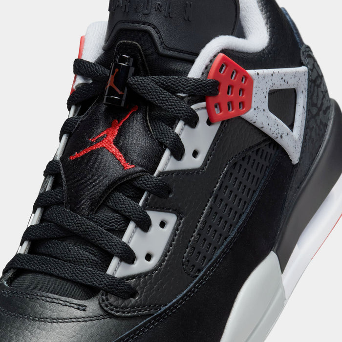 Spizike Low Mens Basketball Shoes (Black/Gym Red/Wolf Grey/White)